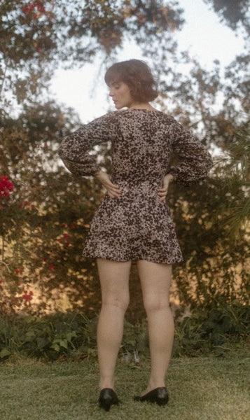 Elsie Dress in leopard print